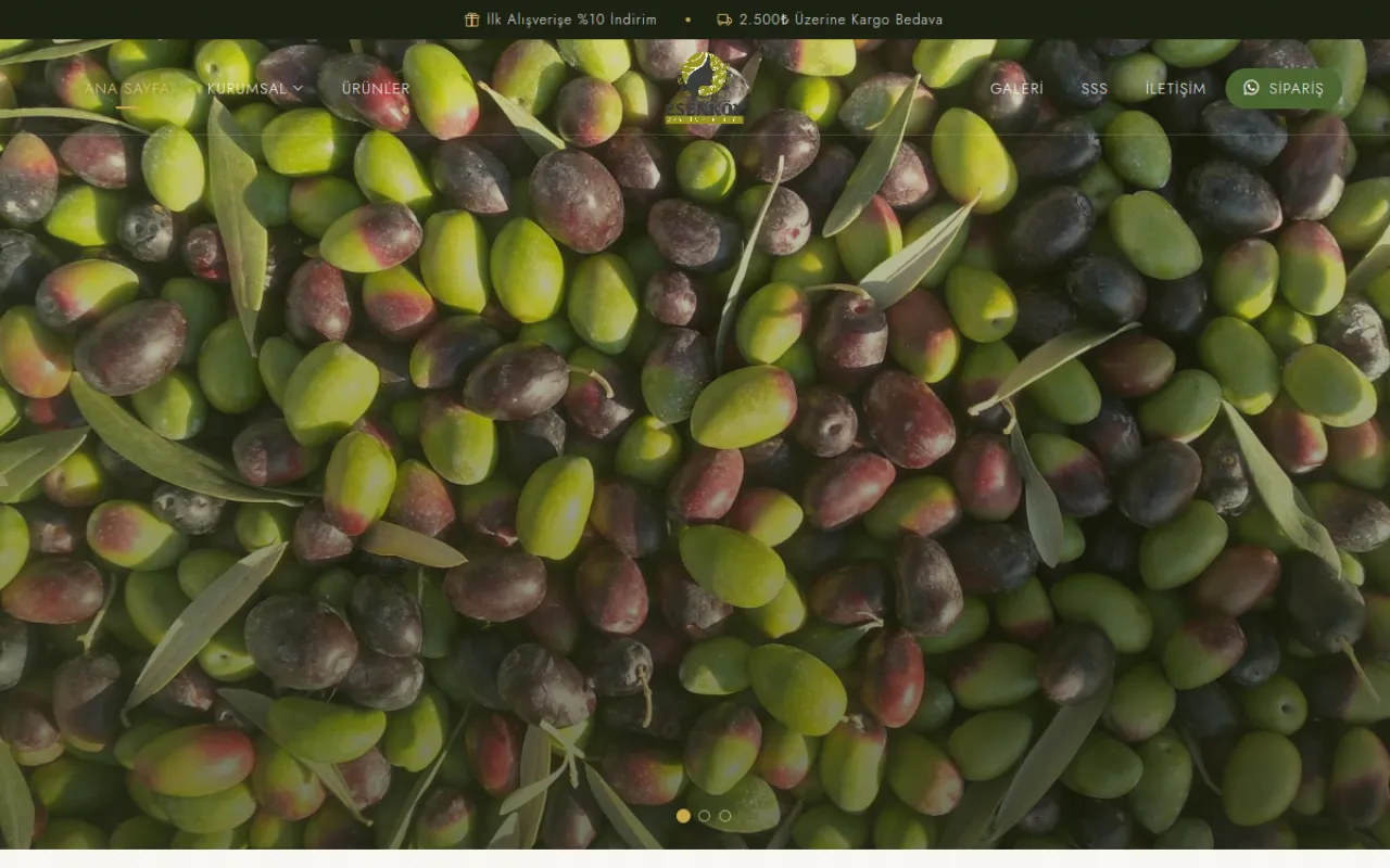 Esenköy Zeytin Çiftliği website screenshot