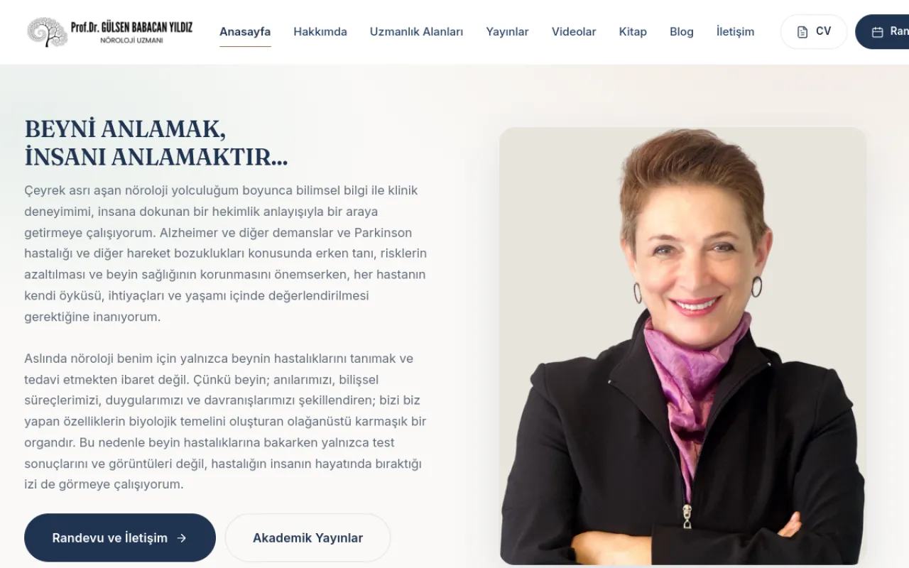 Prof. Dr. Gülsen Babacan — Personal website