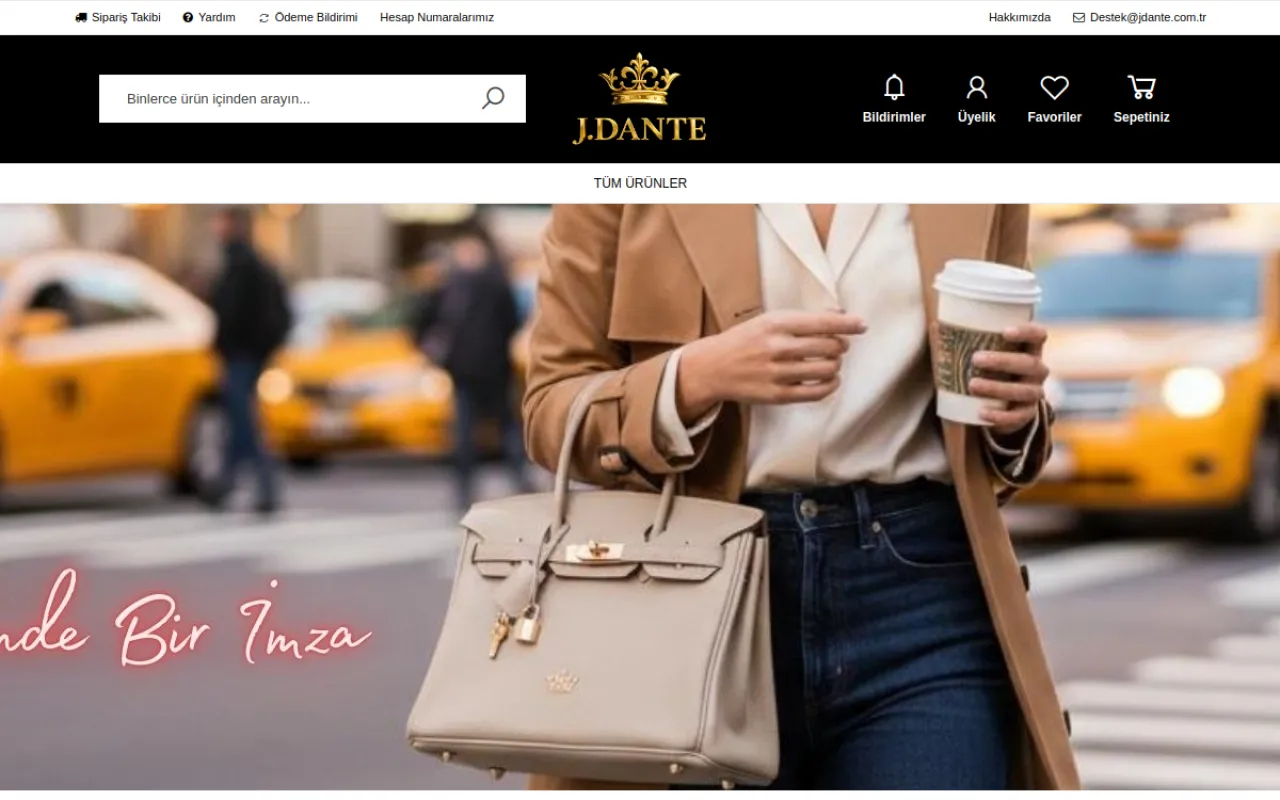J.Dante website screenshot